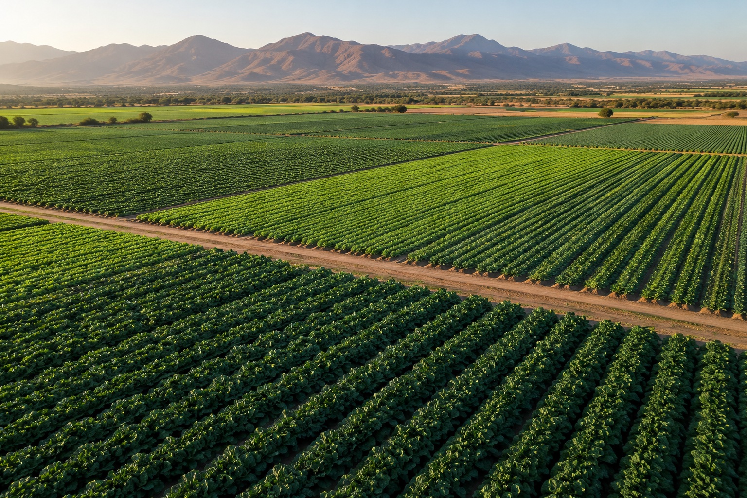Vista aérea de un campo agrícola, imagen conceptual